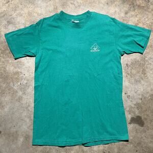 Vintage 80s The Salty Dog Cafe Green Destination Shirt